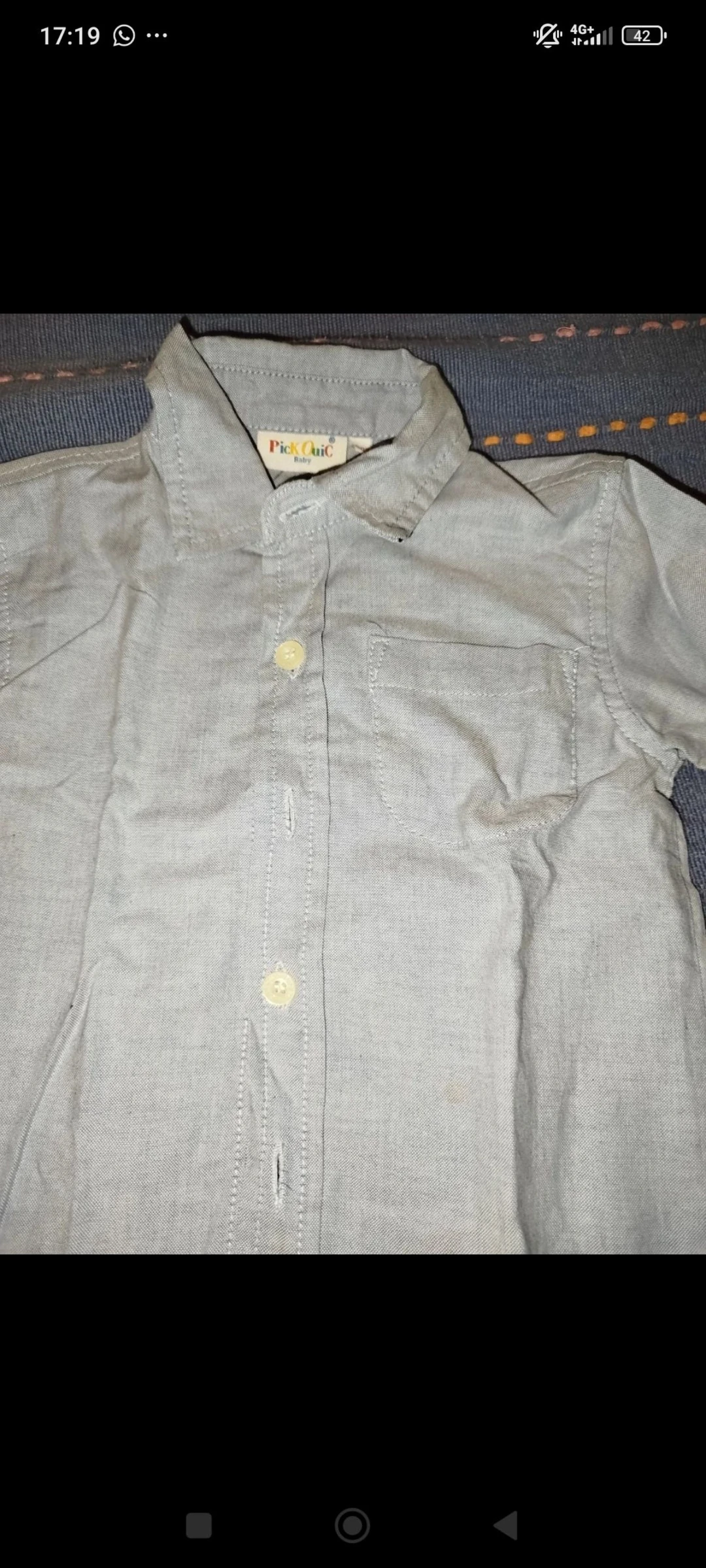 Camisa larga 12-18 meses Pickouick  – photo 2